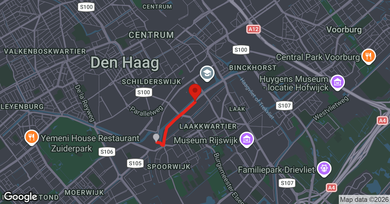 Kaart van de meldlocatie
