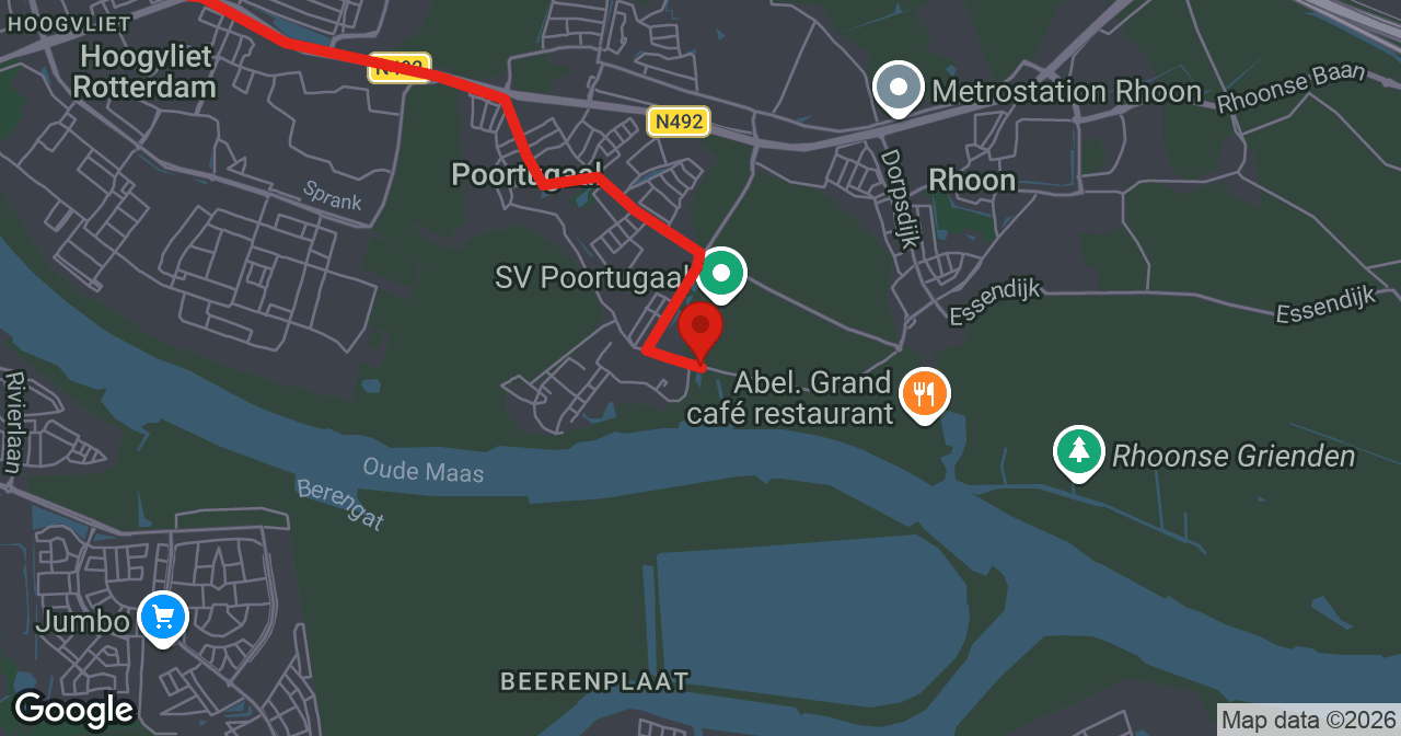 Kaart van de meldlocatie