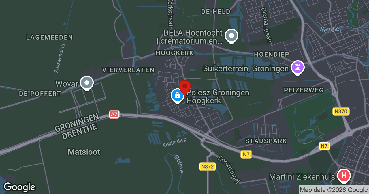 Kaart van de meldlocatie