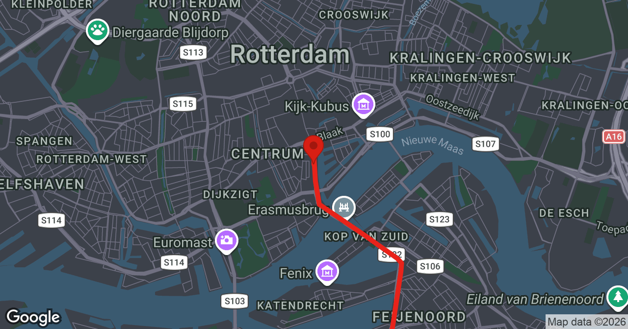 Kaart van de meldlocatie