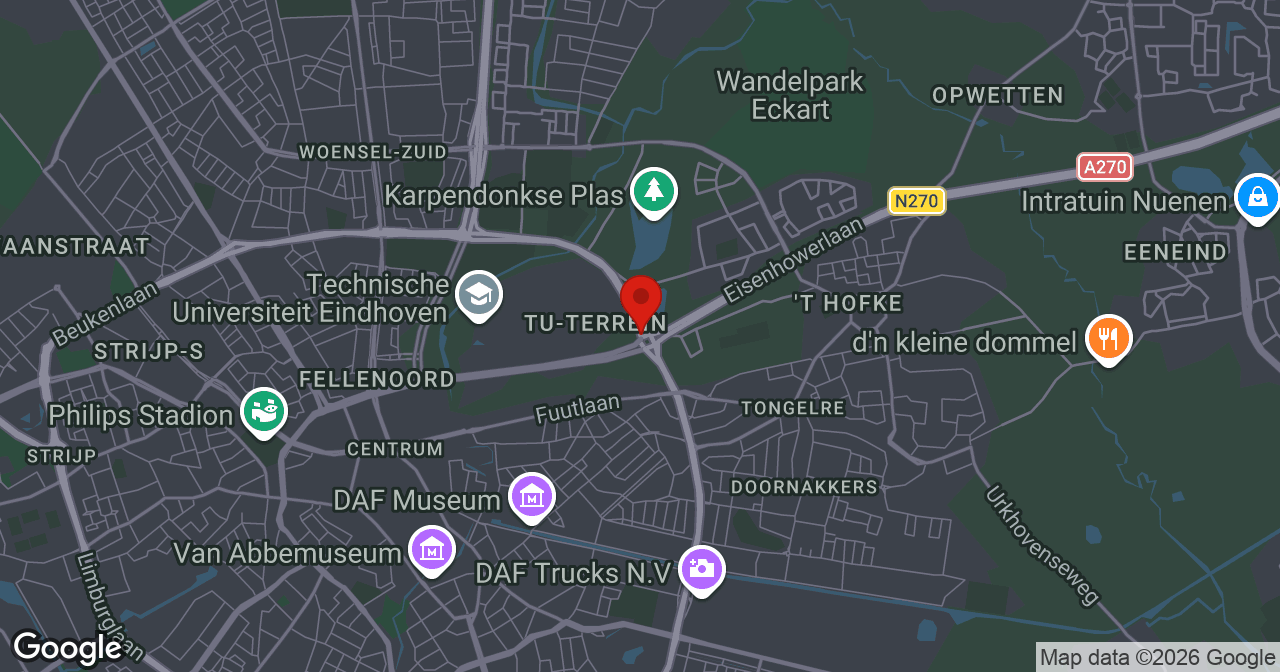 Kaart van de meldlocatie