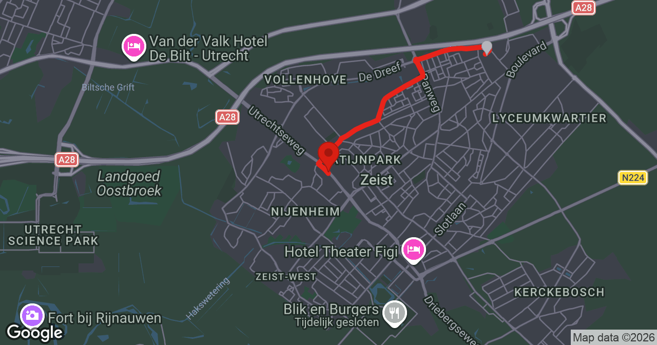 Kaart van de meldlocatie
