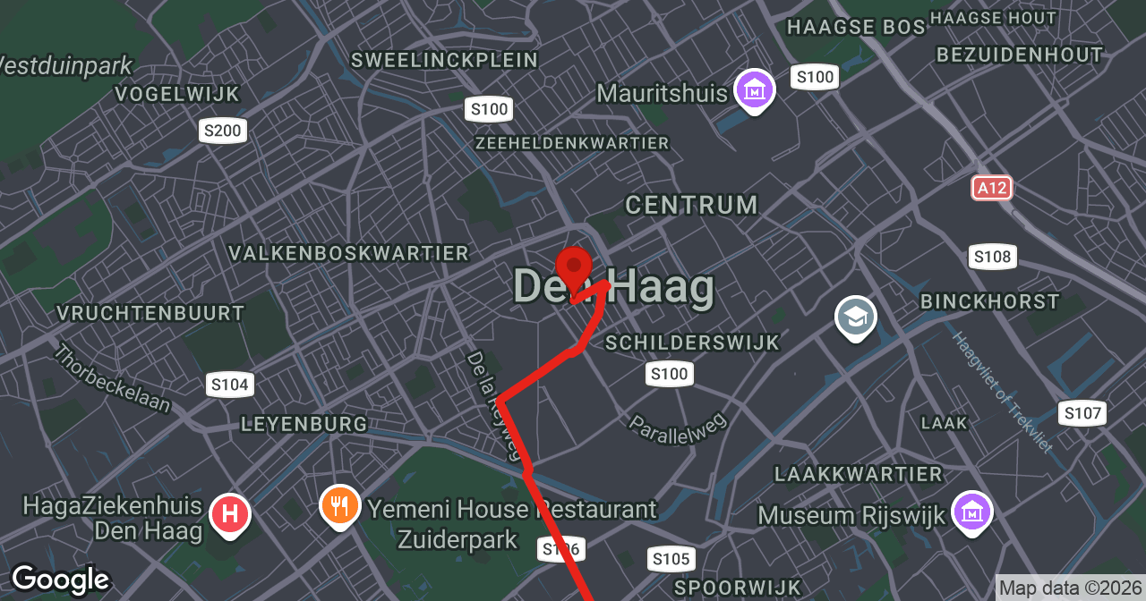 Kaart van de meldlocatie