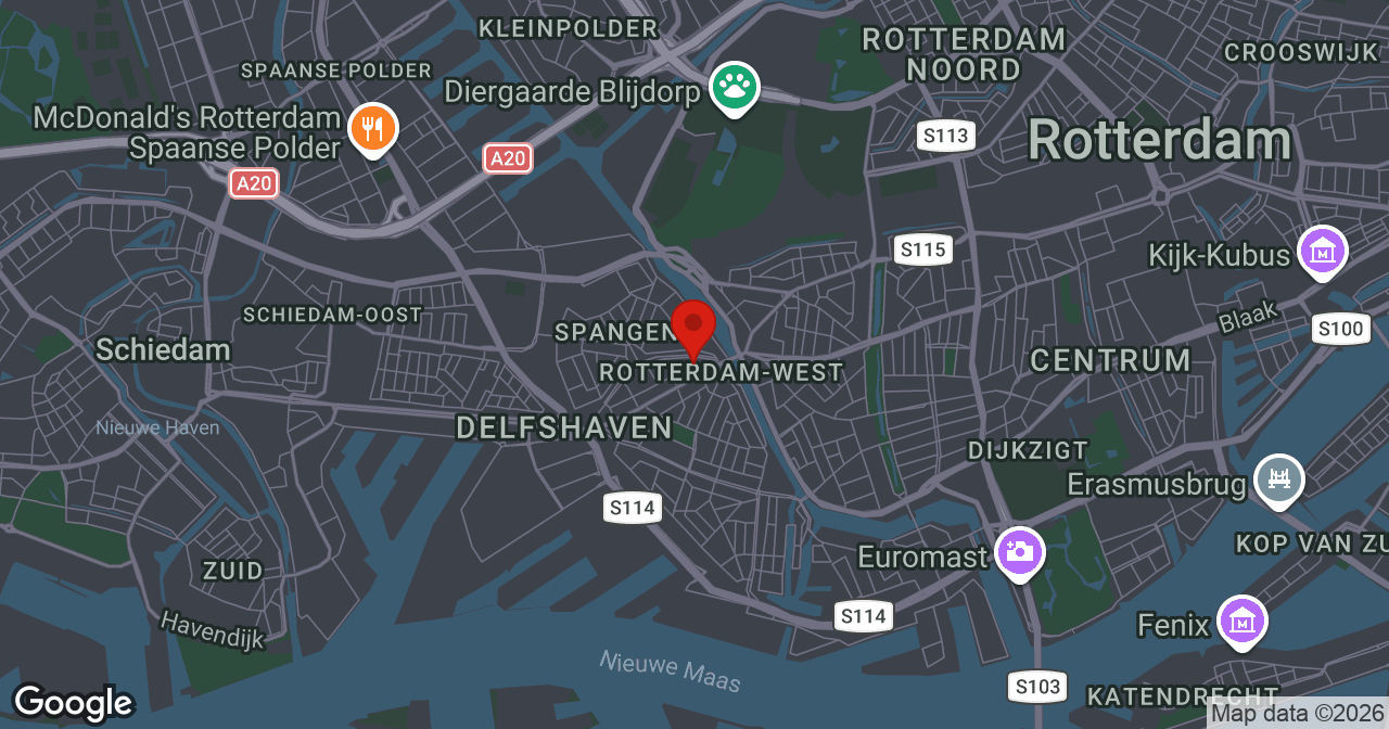 Kaart van de meldlocatie