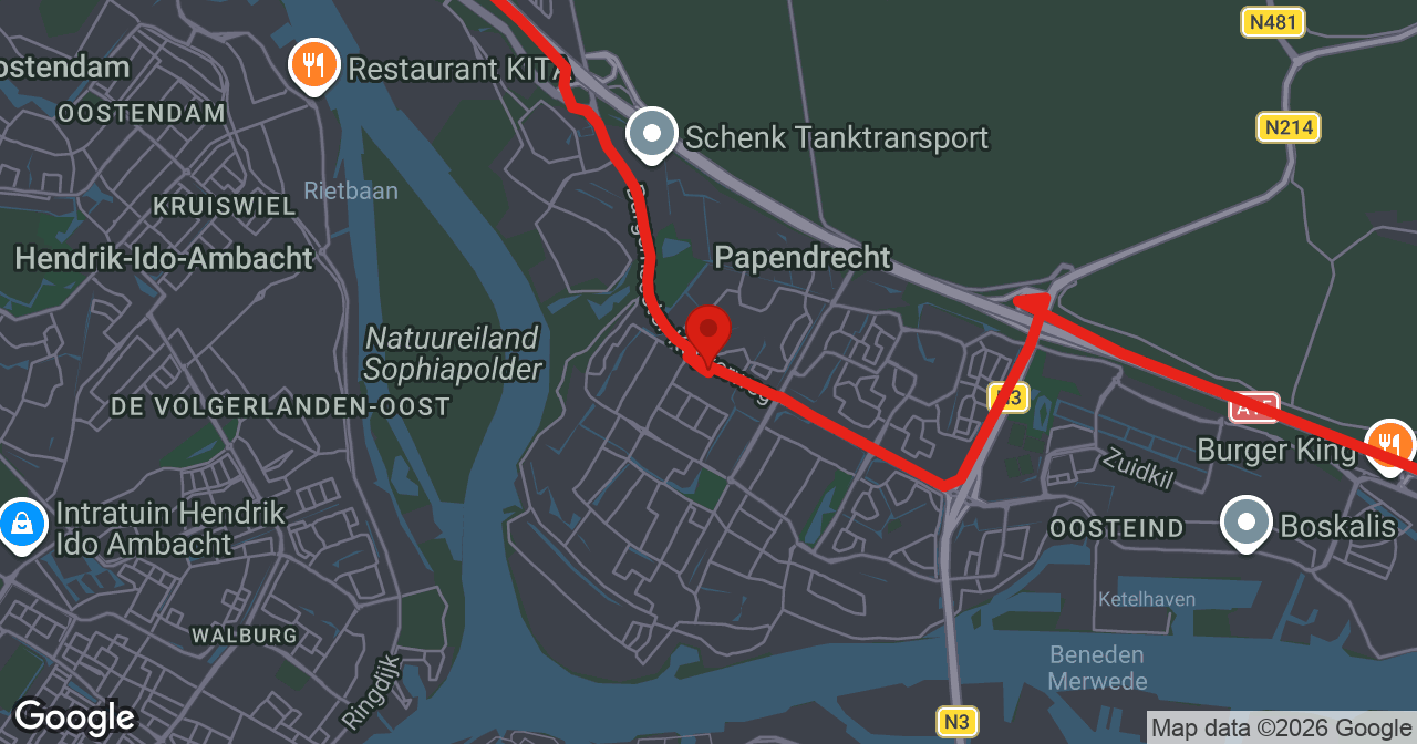 Kaart van de meldlocatie