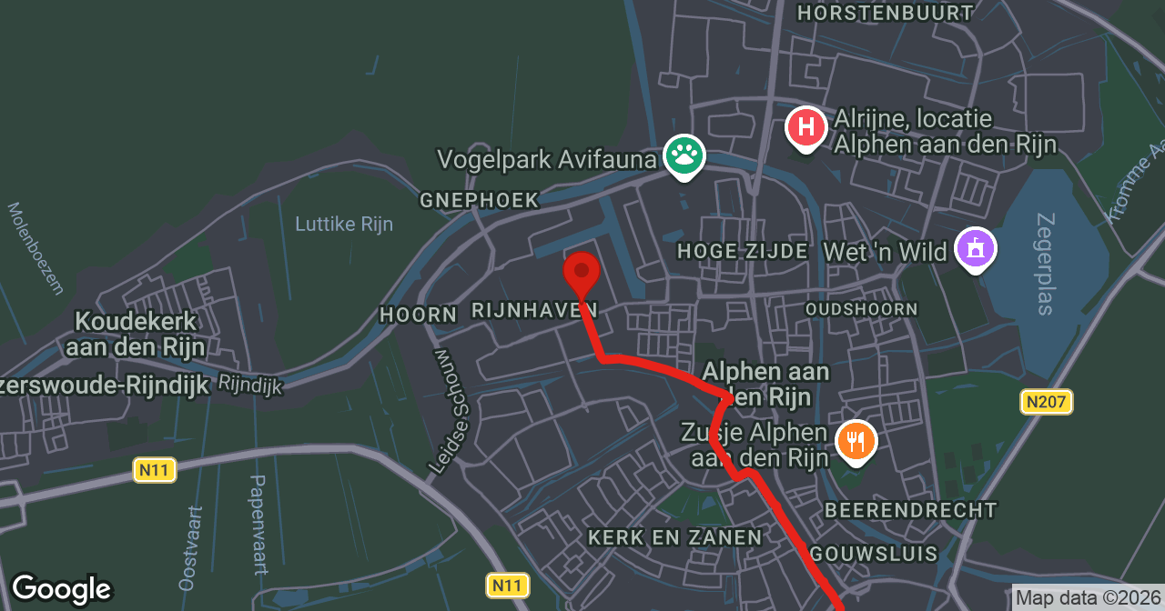 Kaart van de meldlocatie