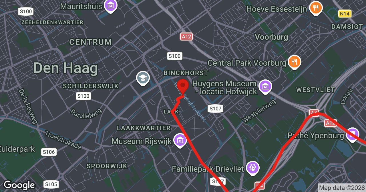 Kaart van de meldlocatie