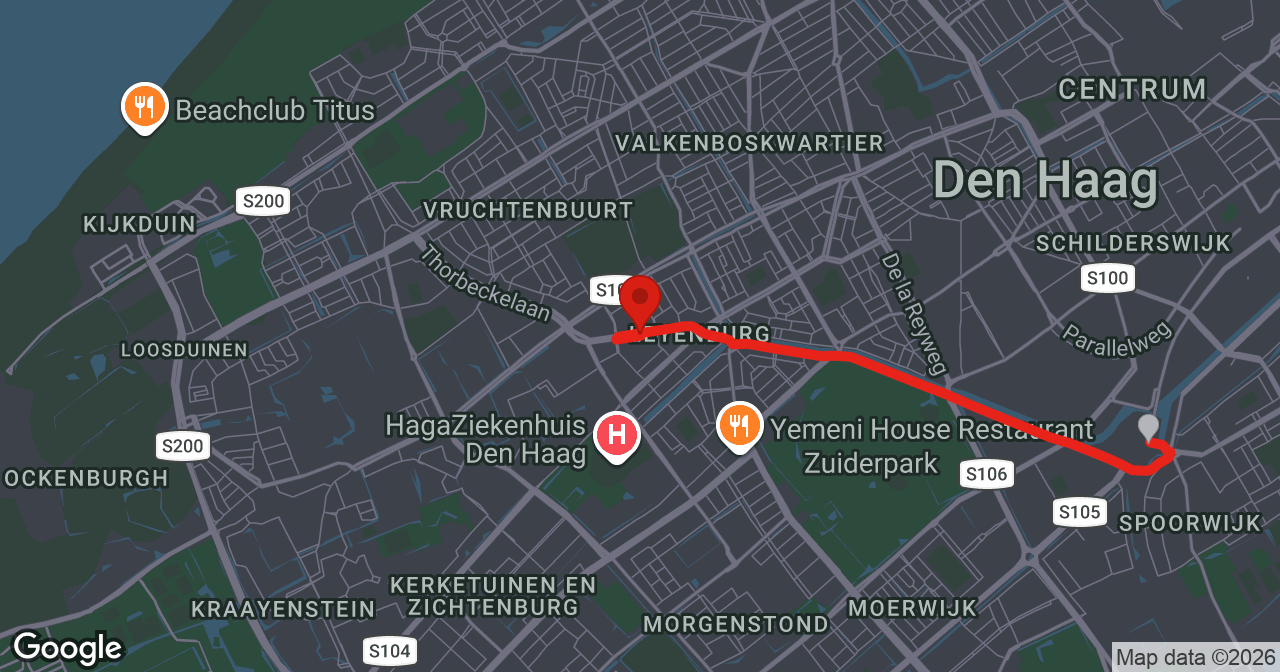 Kaart van de meldlocatie