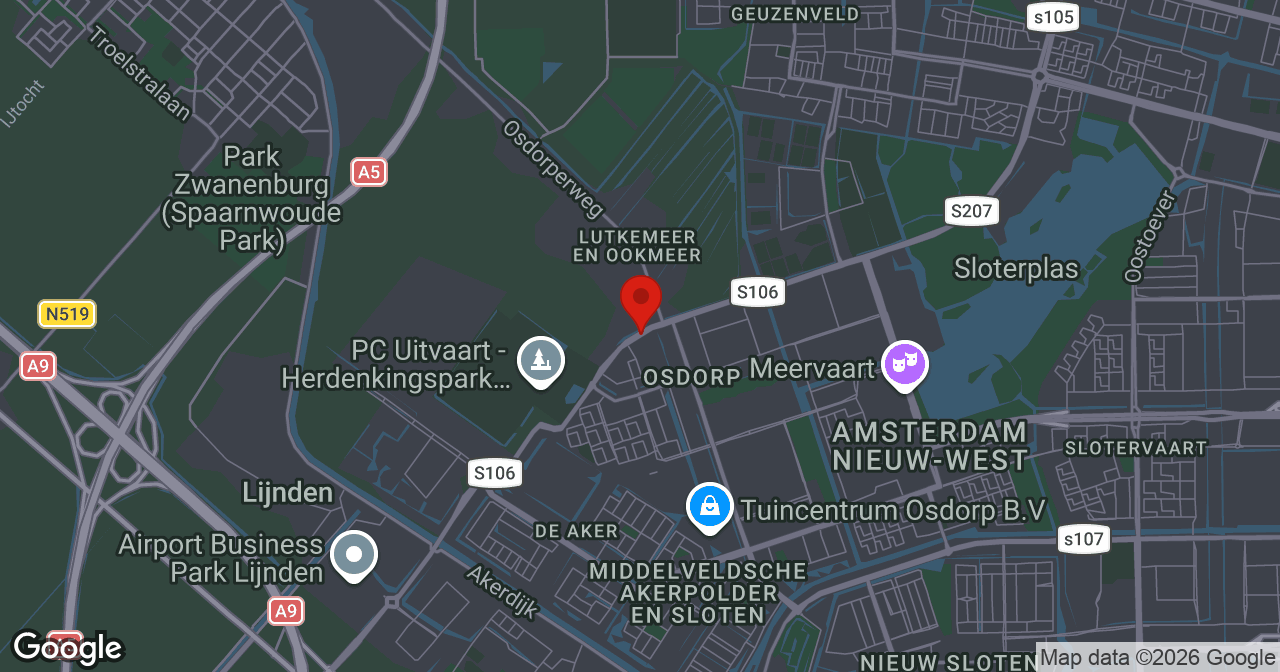 Kaart van de meldlocatie