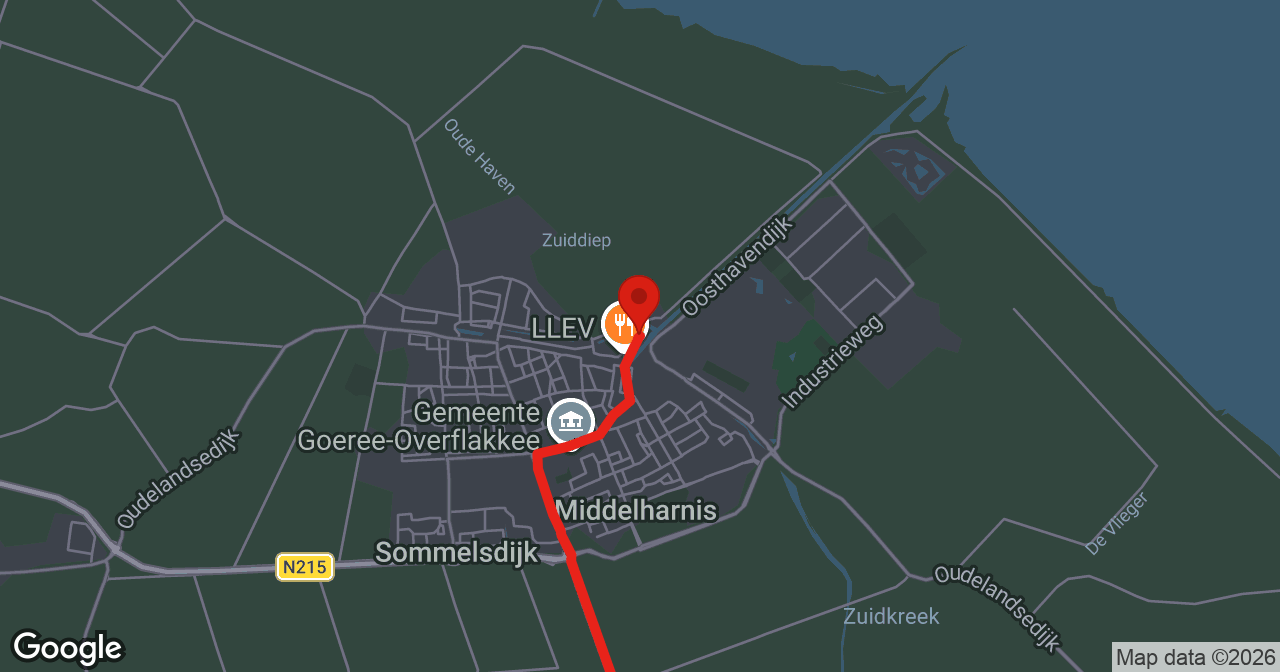 Kaart van de meldlocatie