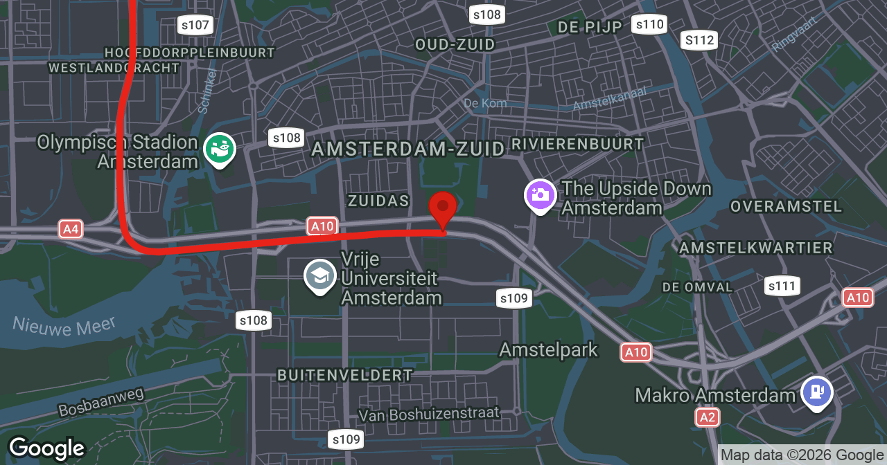 Kaart van de meldlocatie
