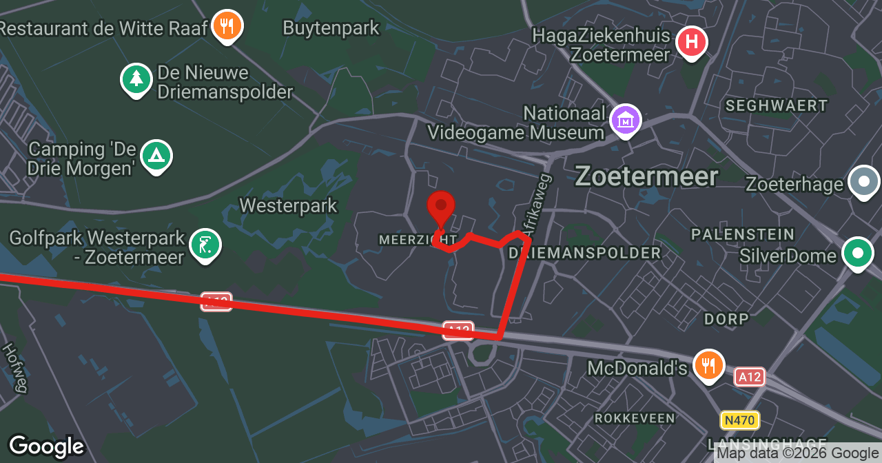 Kaart van de meldlocatie