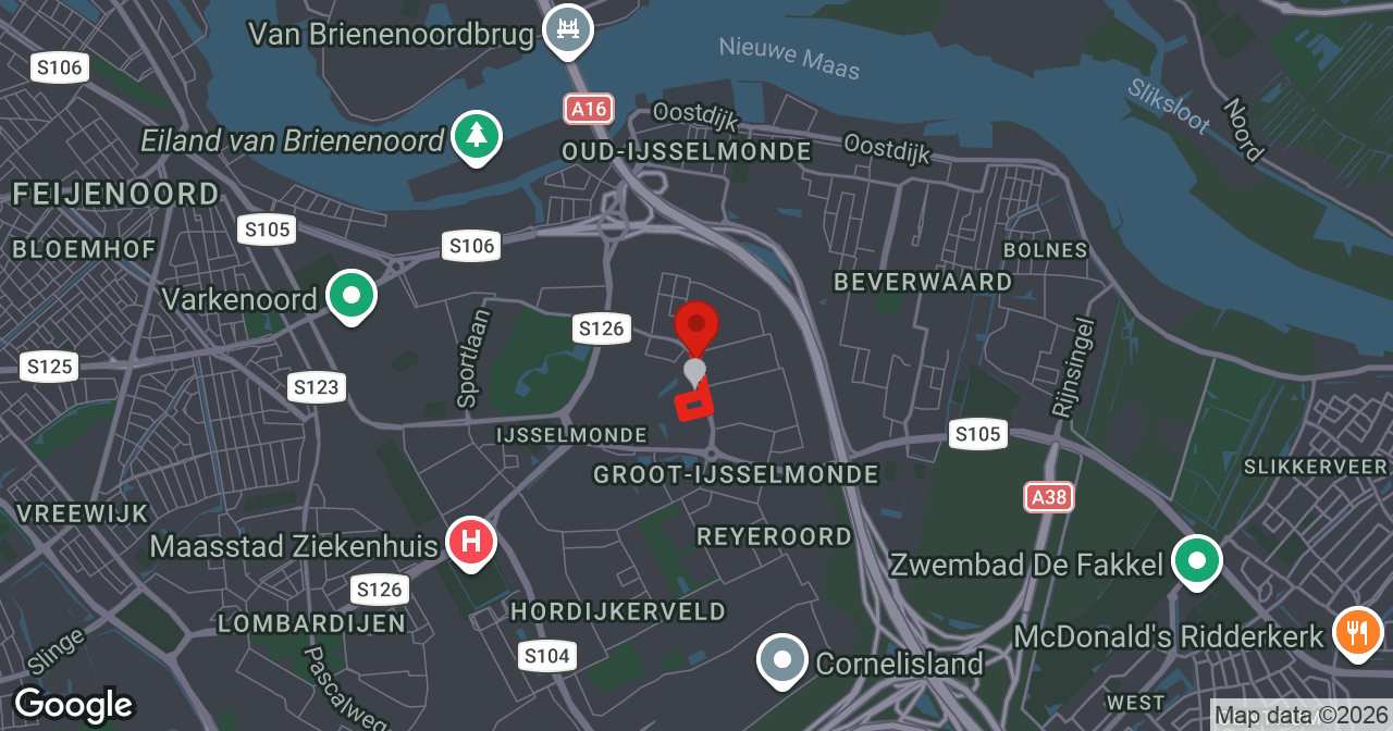 Kaart van de meldlocatie