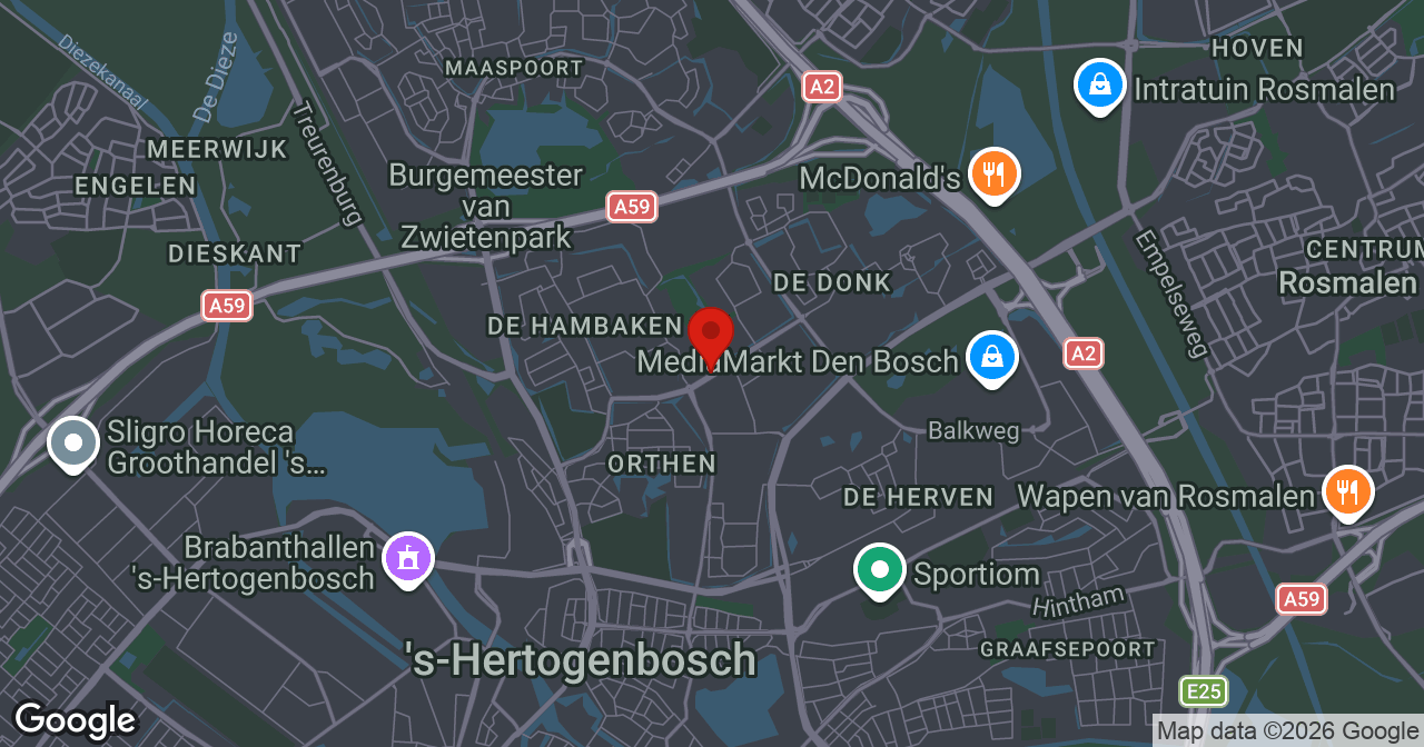 Kaart van de meldlocatie