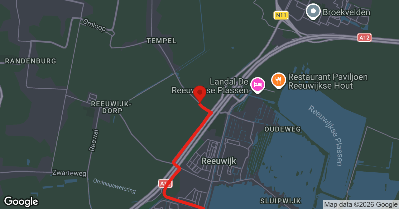 Kaart van de meldlocatie