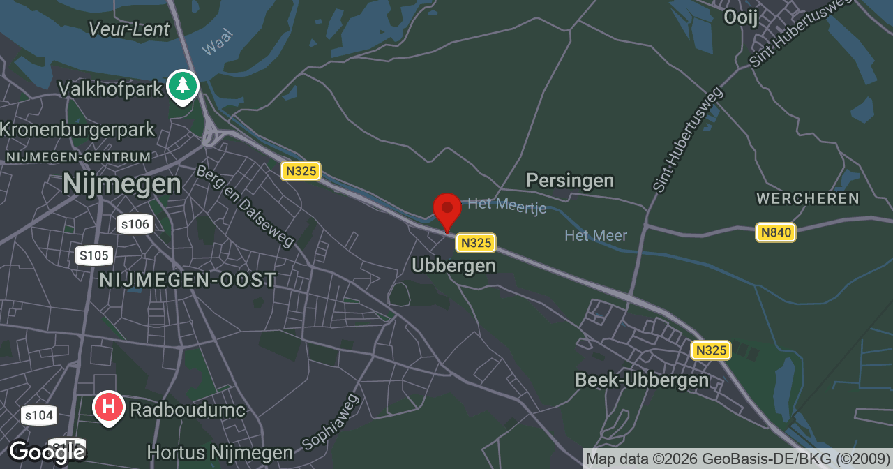 Kaart van de meldlocatie