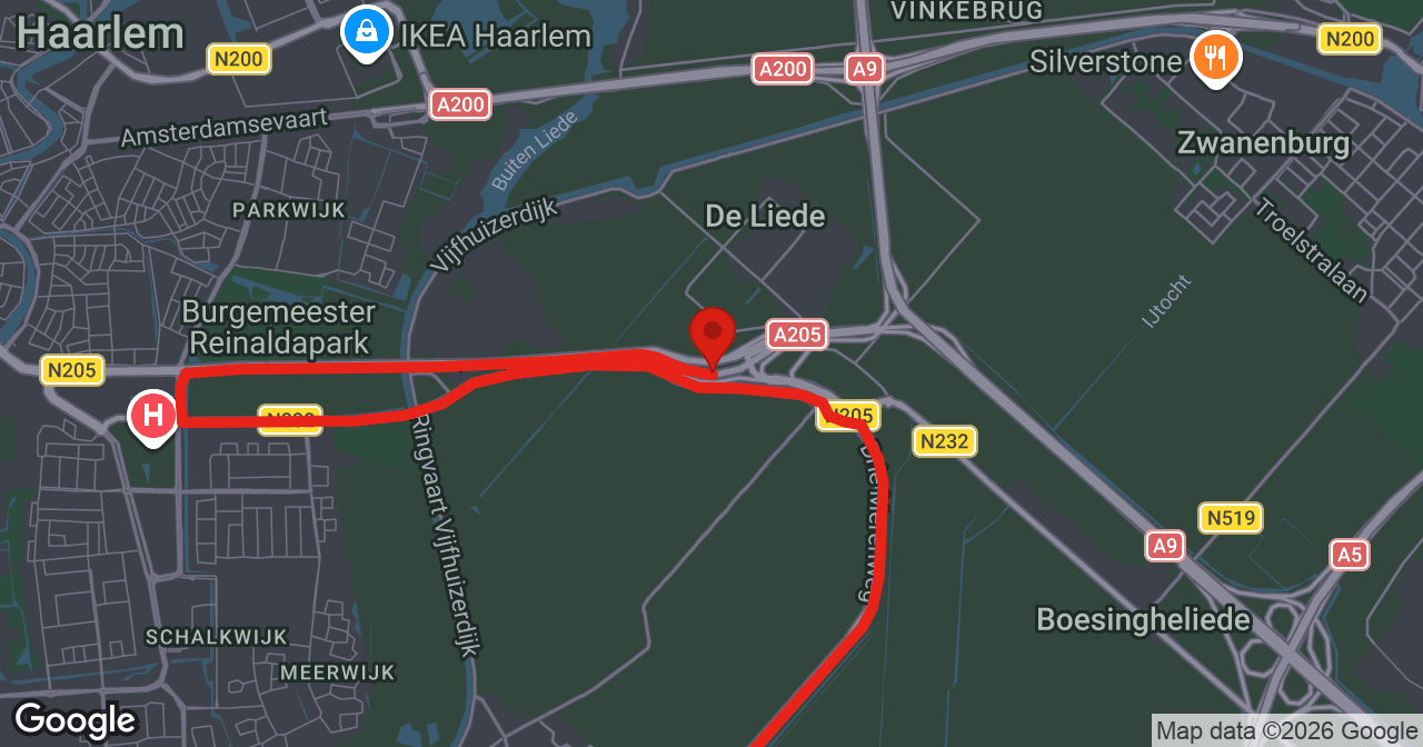 Kaart van de meldlocatie