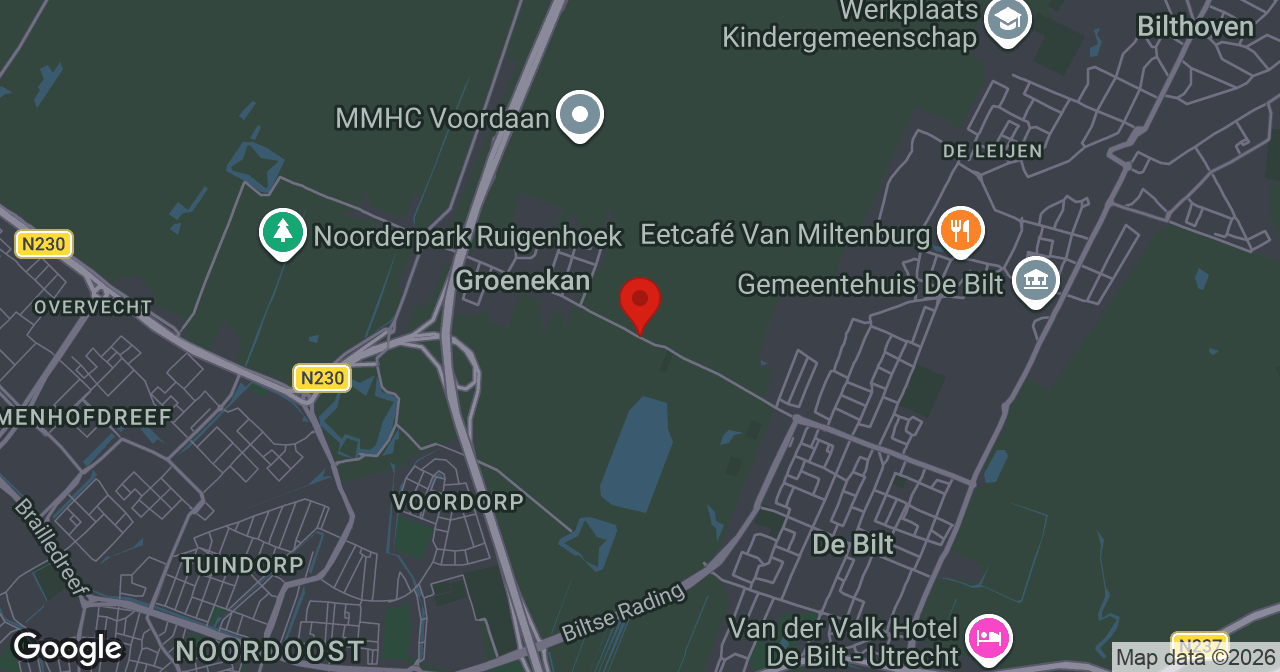 Kaart van de meldlocatie