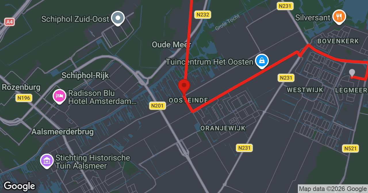 Kaart van de meldlocatie