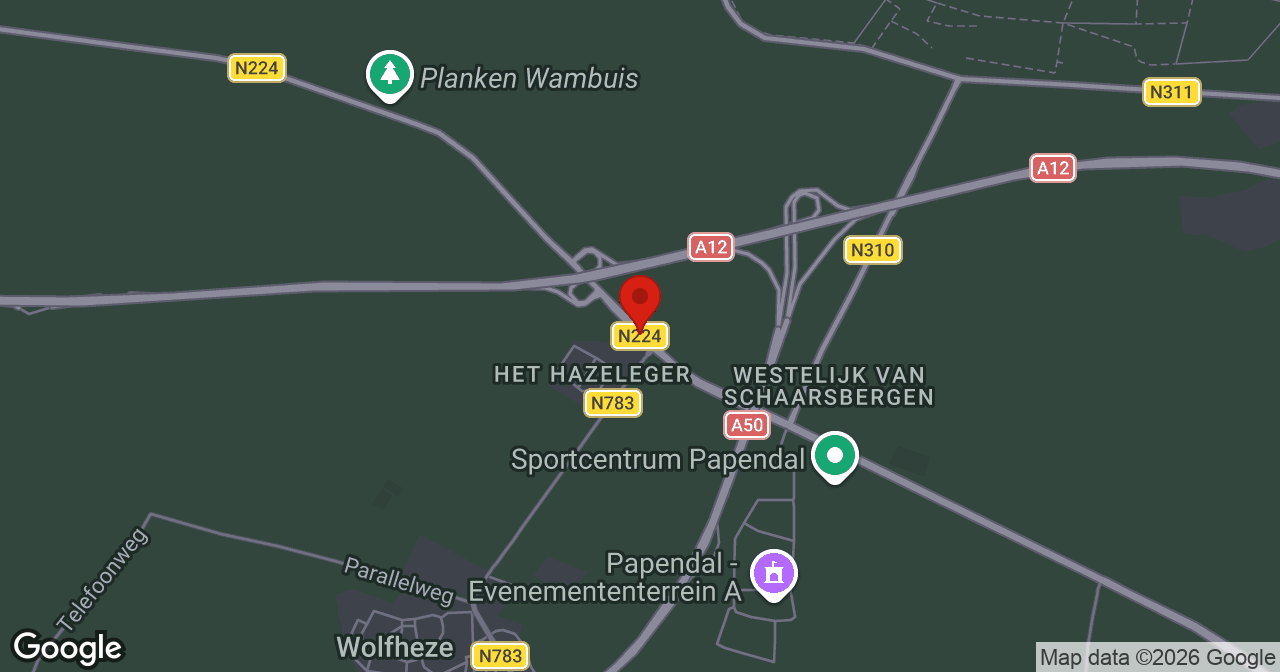 Kaart van de meldlocatie