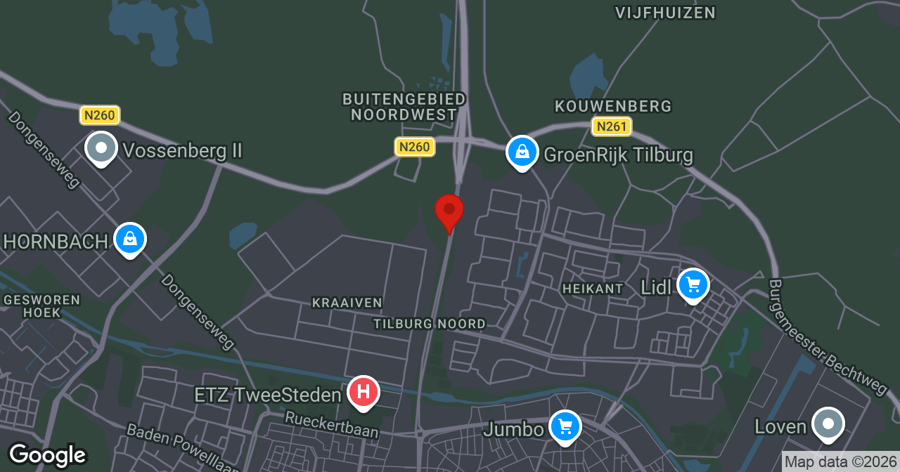 Kaart van de meldlocatie