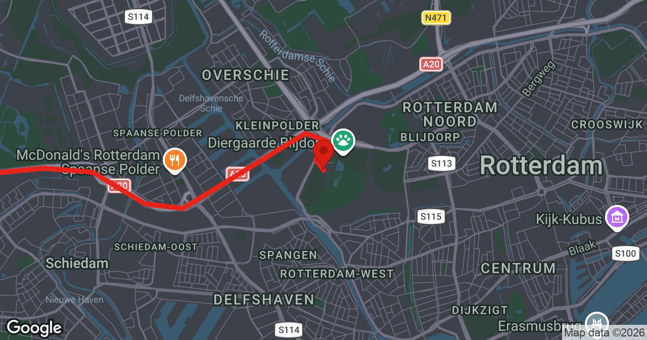 Kaart van de meldlocatie