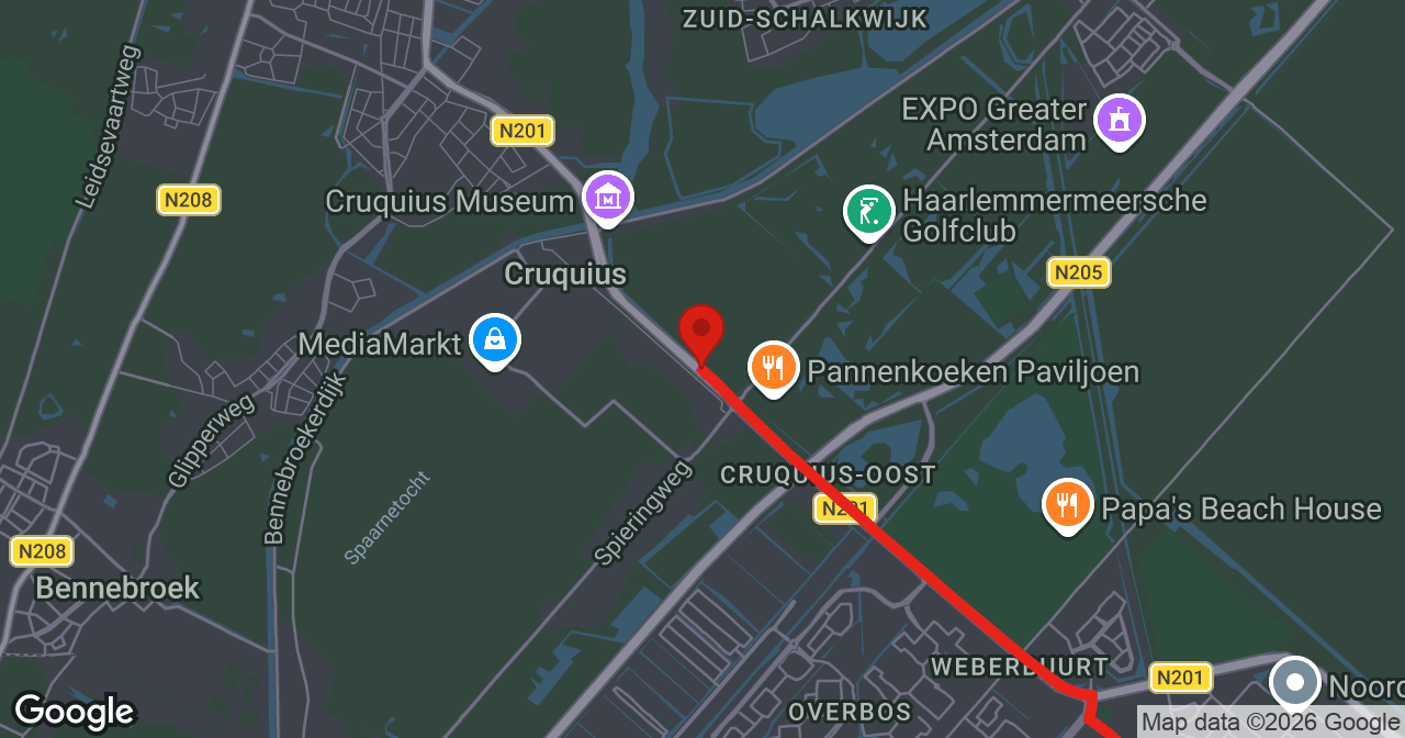 Kaart van de meldlocatie