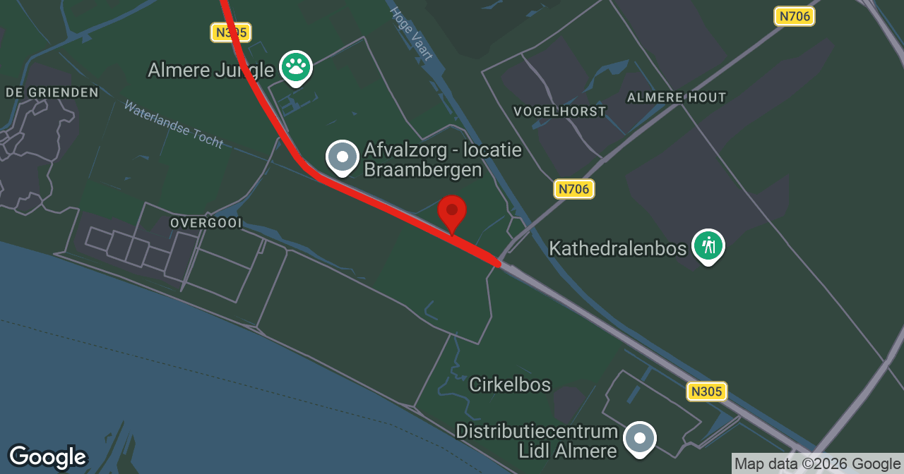 Kaart van de meldlocatie