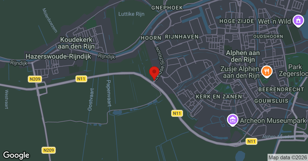 Kaart van de meldlocatie