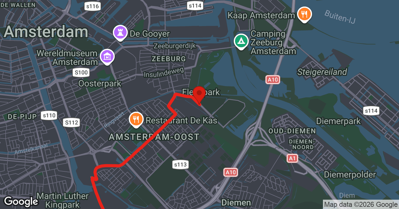 Kaart van de meldlocatie