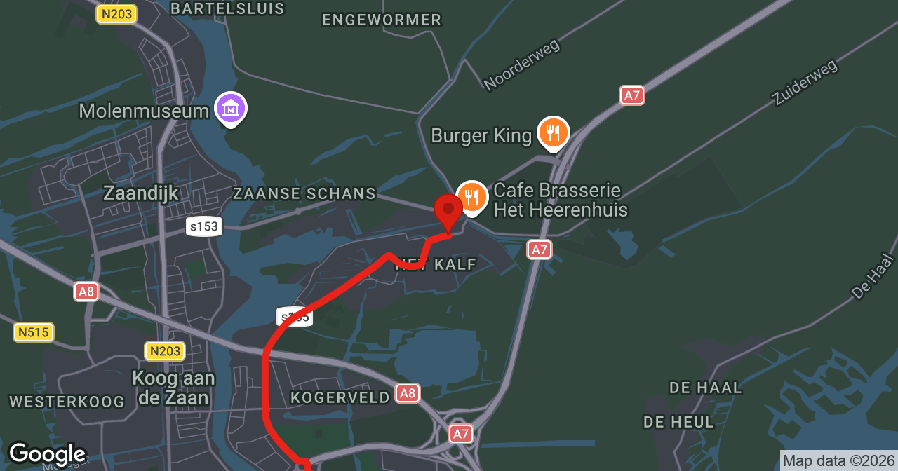 Kaart van de meldlocatie