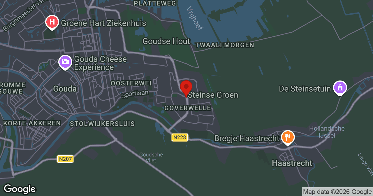 Kaart van de meldlocatie