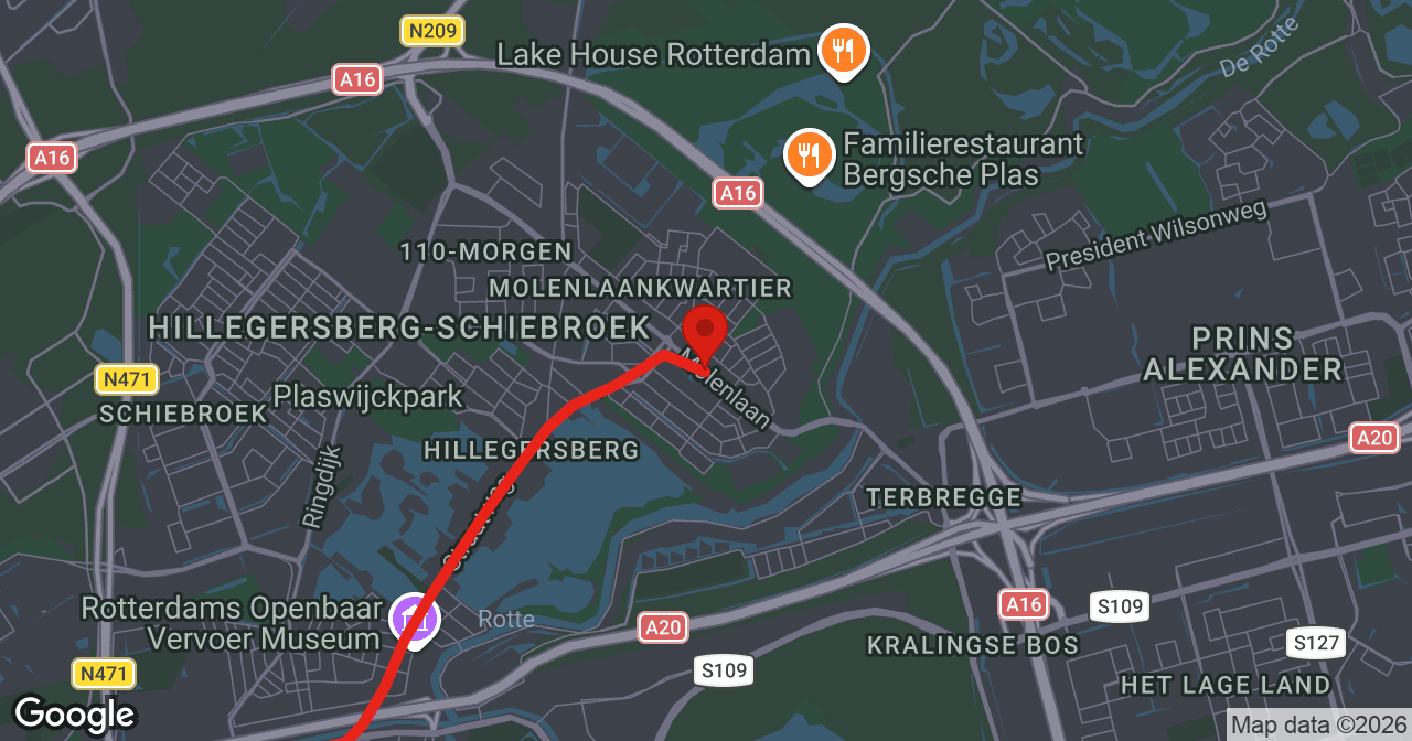 Kaart van de meldlocatie