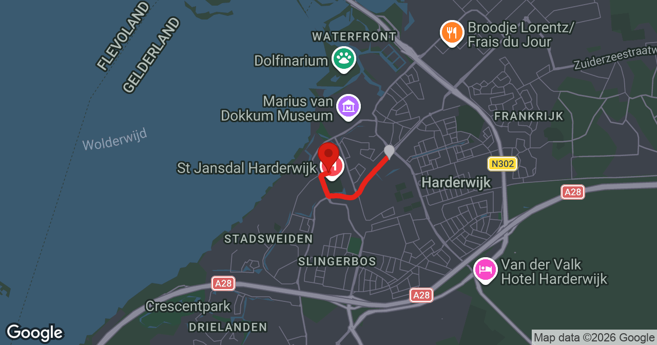 Kaart van de meldlocatie
