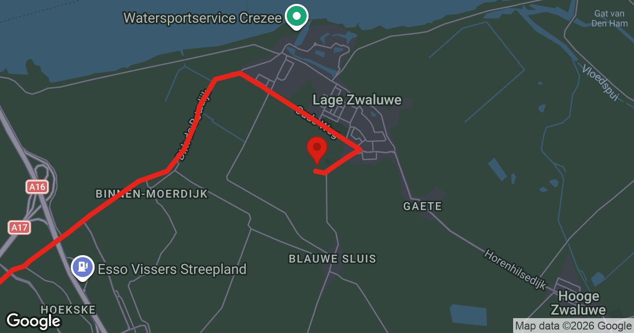 Kaart van de meldlocatie