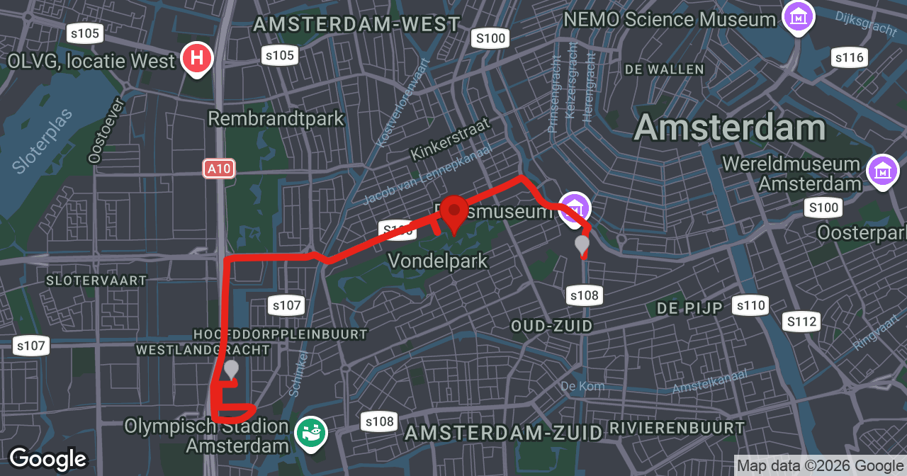 Kaart van de meldlocatie