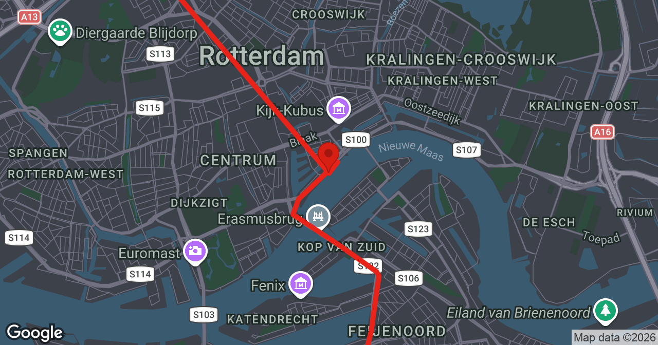 Kaart van de meldlocatie