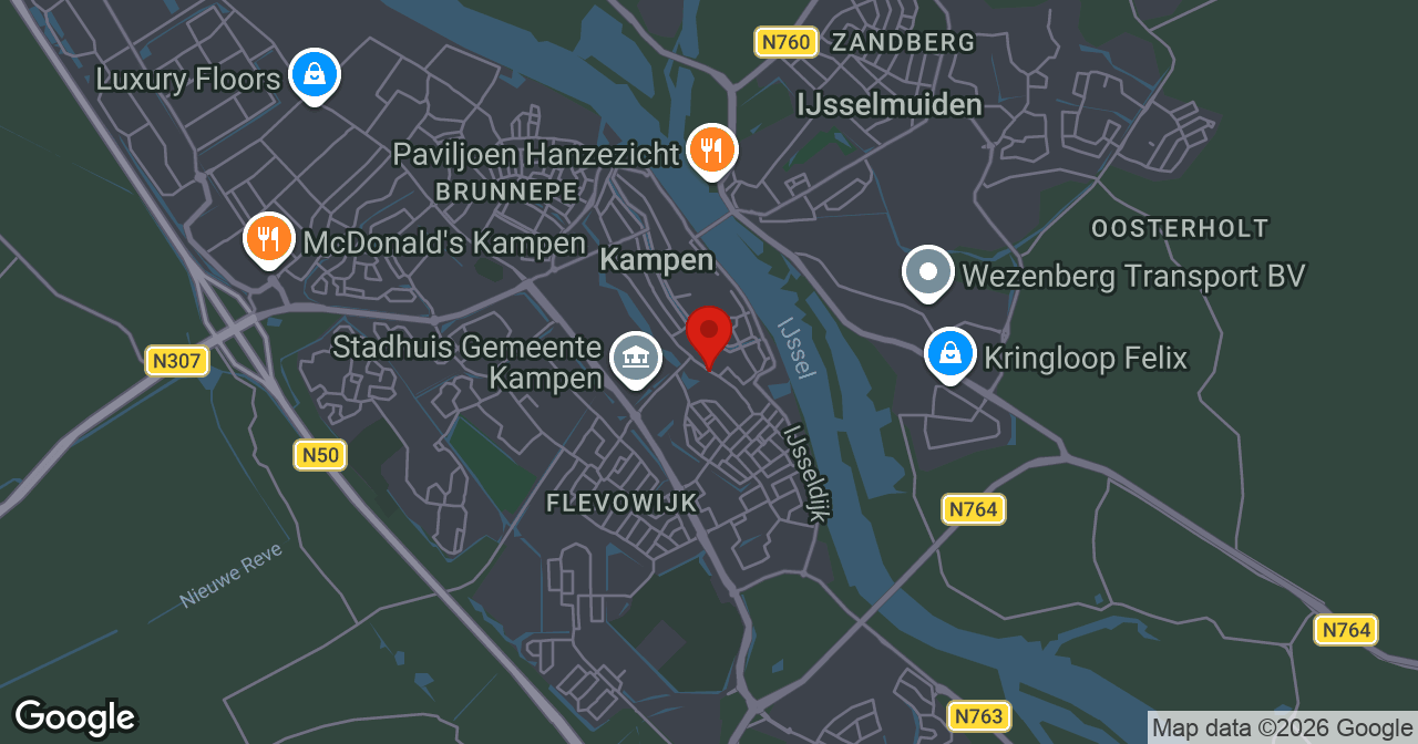 Kaart van de meldlocatie