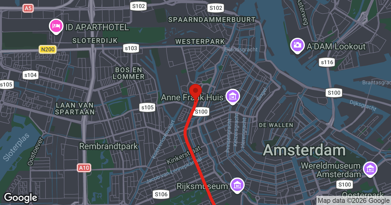 Kaart van de meldlocatie