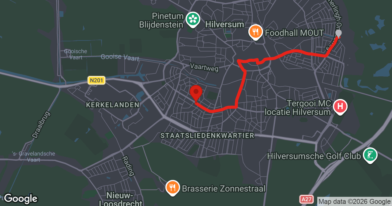 Kaart van de meldlocatie