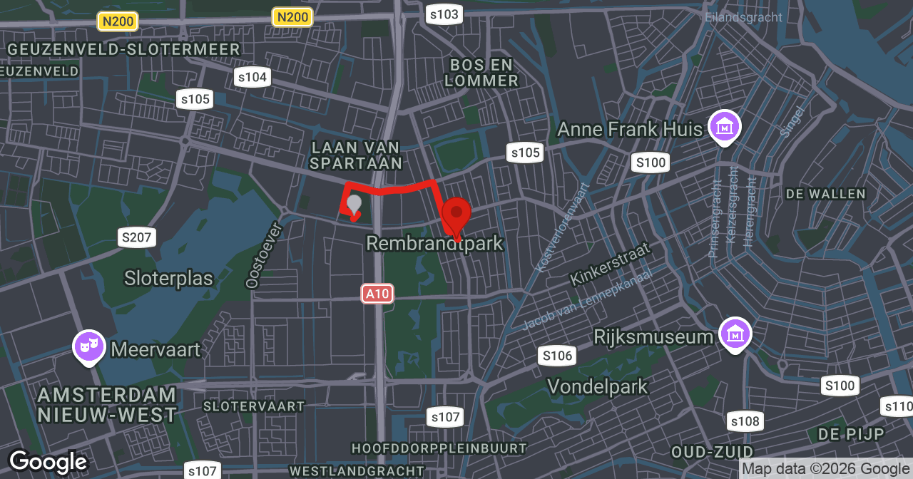 Kaart van de meldlocatie