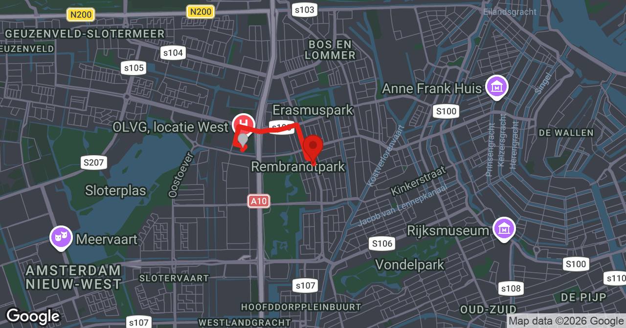 Kaart van de meldlocatie