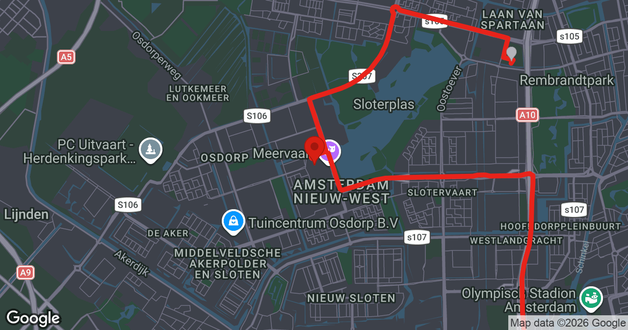 Kaart van de meldlocatie