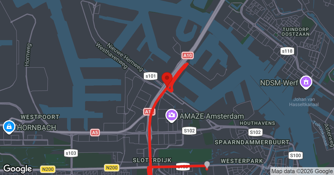 Kaart van de meldlocatie