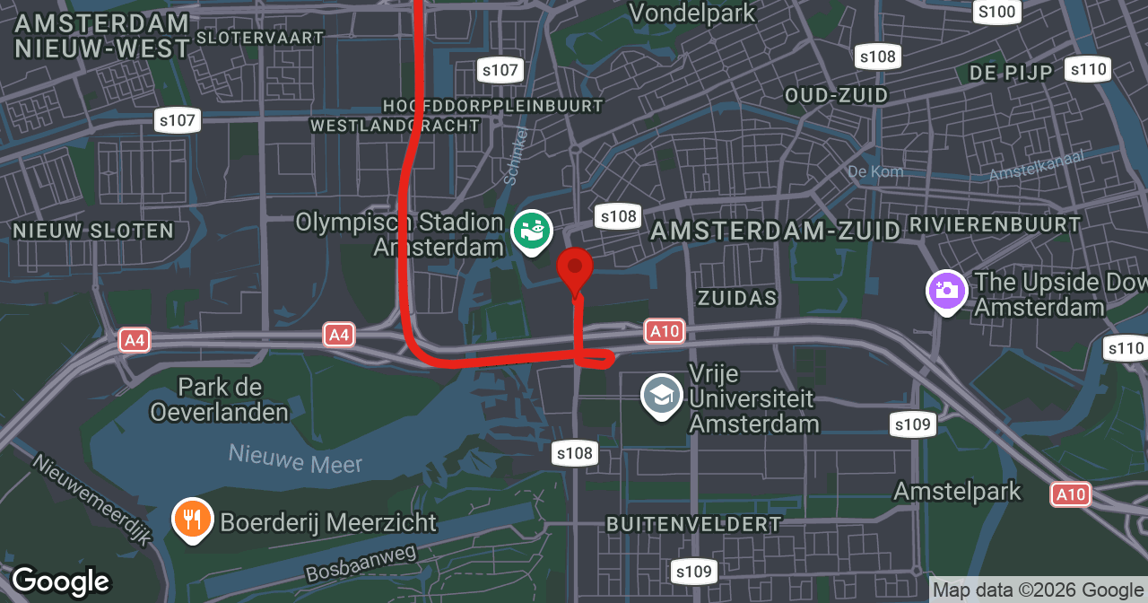 Kaart van de meldlocatie