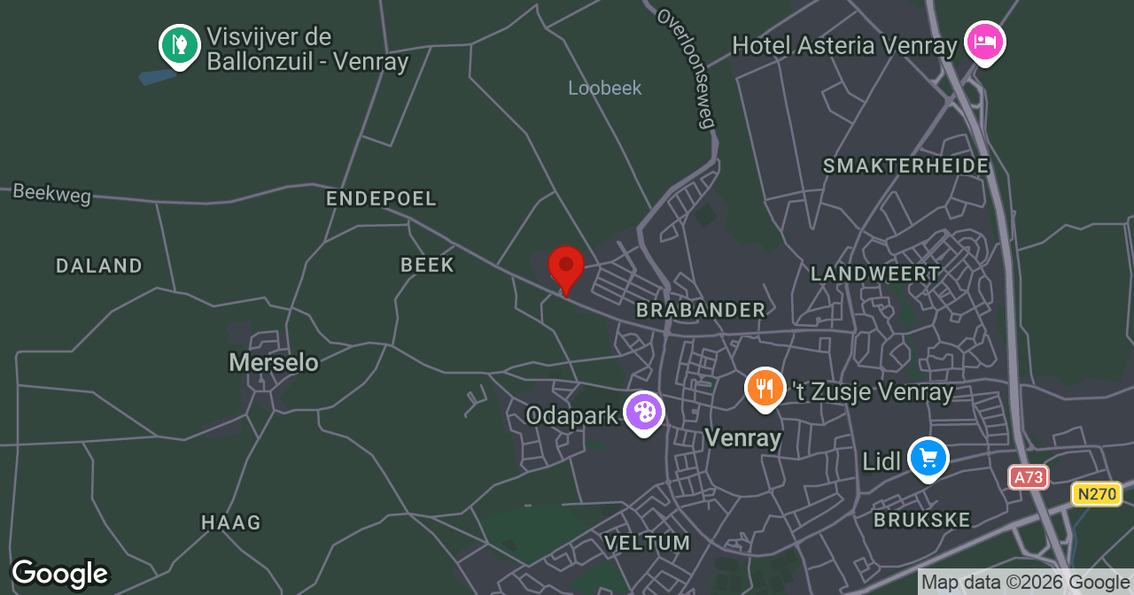 Kaart van de meldlocatie