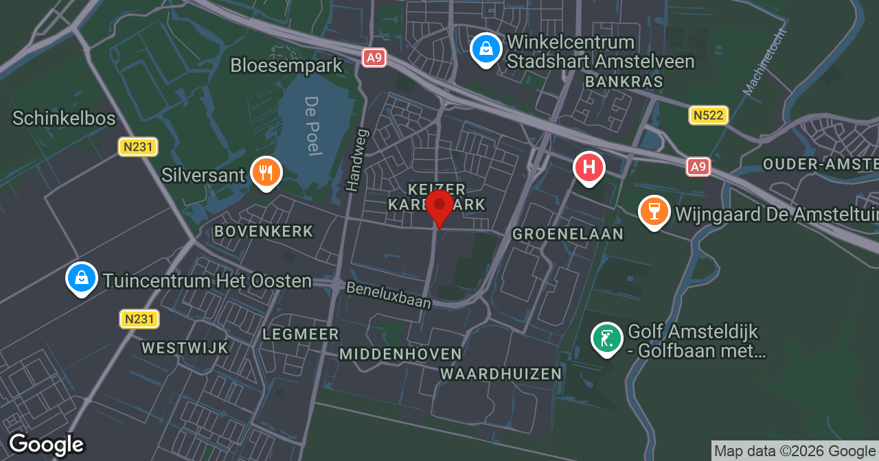 Kaart van de meldlocatie