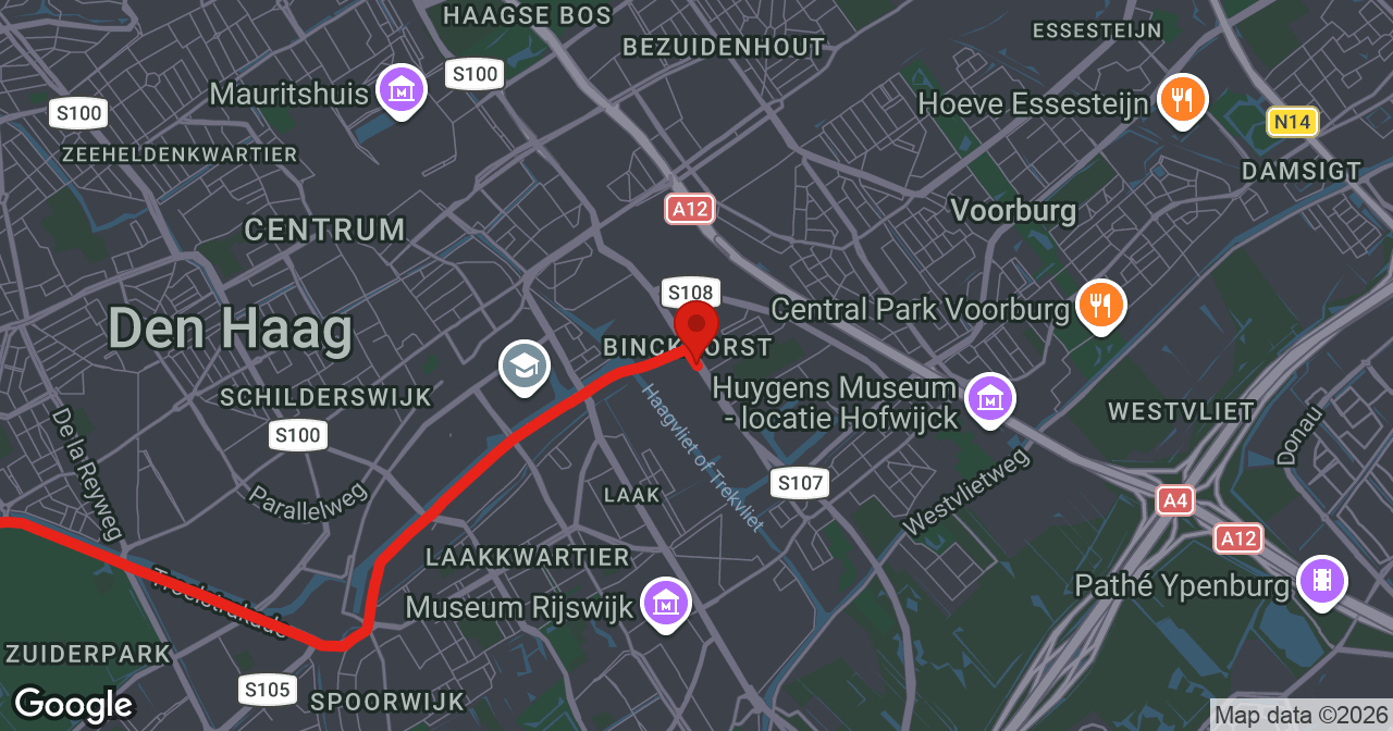 Kaart van de meldlocatie