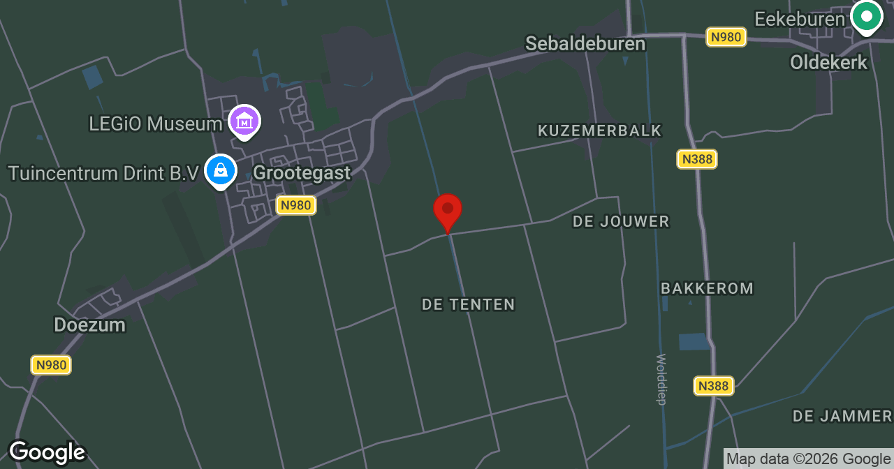 Kaart van de meldlocatie