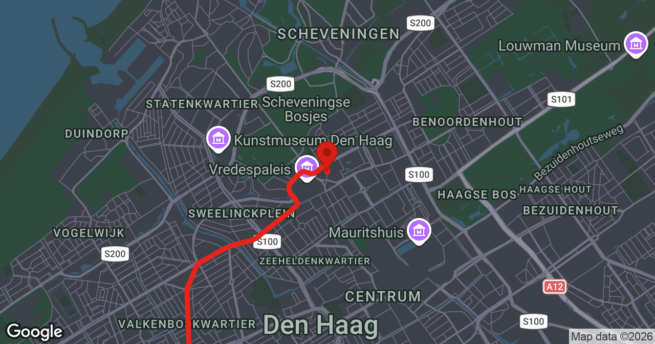 Kaart van de meldlocatie